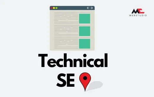Webpage saying technical SEO